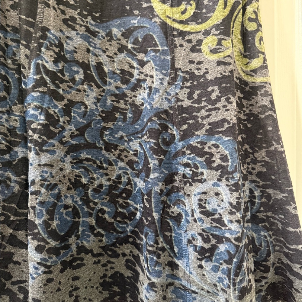 Reversible Black and Multicolor Patterned Women's… - image 3